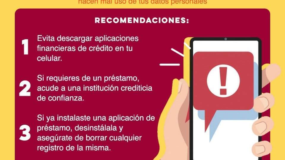 Llama Unidad Cibernética a prevenir fraudes por montadeudas en aplicaciones financieras