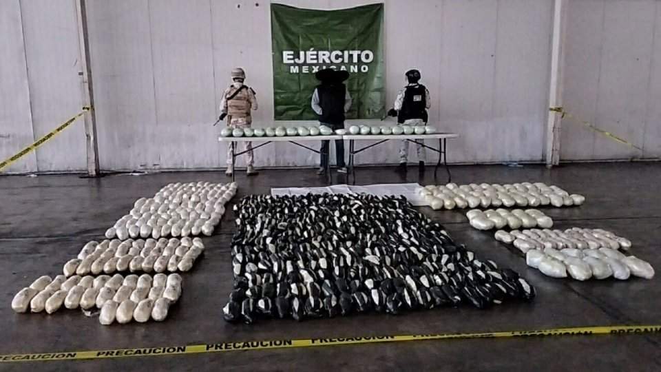 Decomisan más de 600 kilogramos de drogas en Querobabi