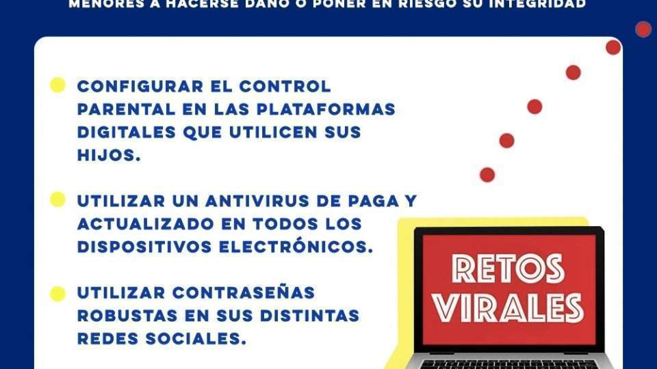 Alerta Unidad Cibernética de Sonora por retos virales peligrosos