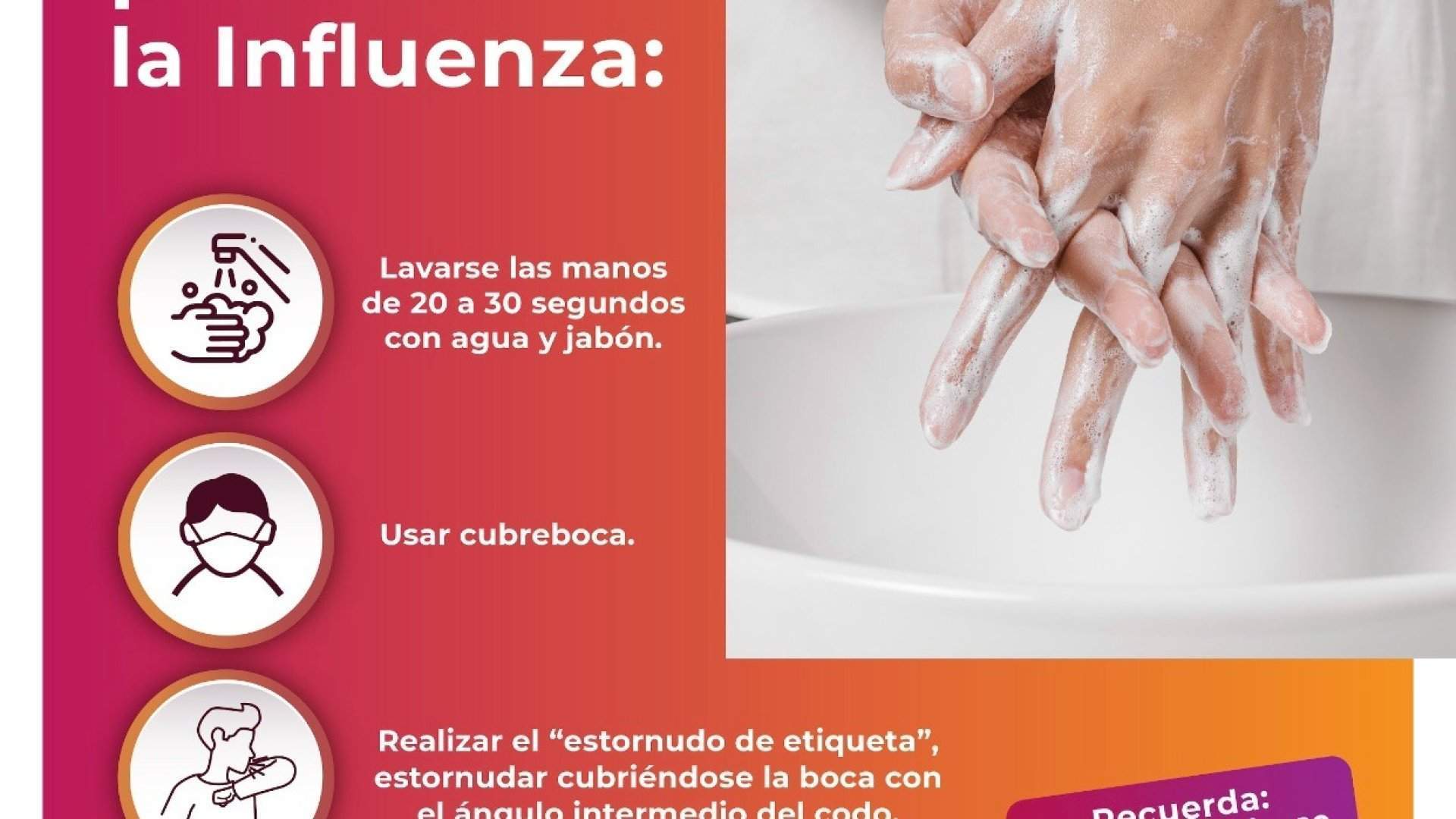 Continúa disponible vacuna contra influenza estacional