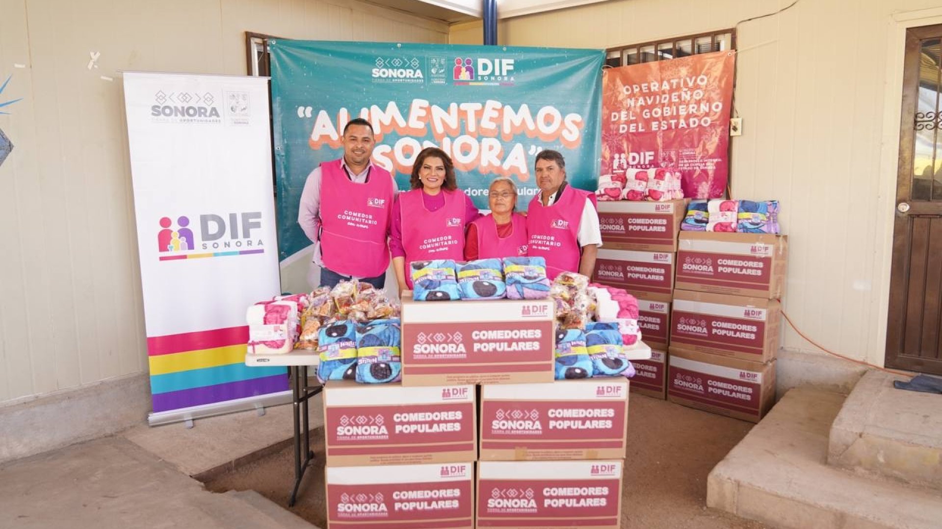 Arrancan entregas del programa Alimentemos Sonora