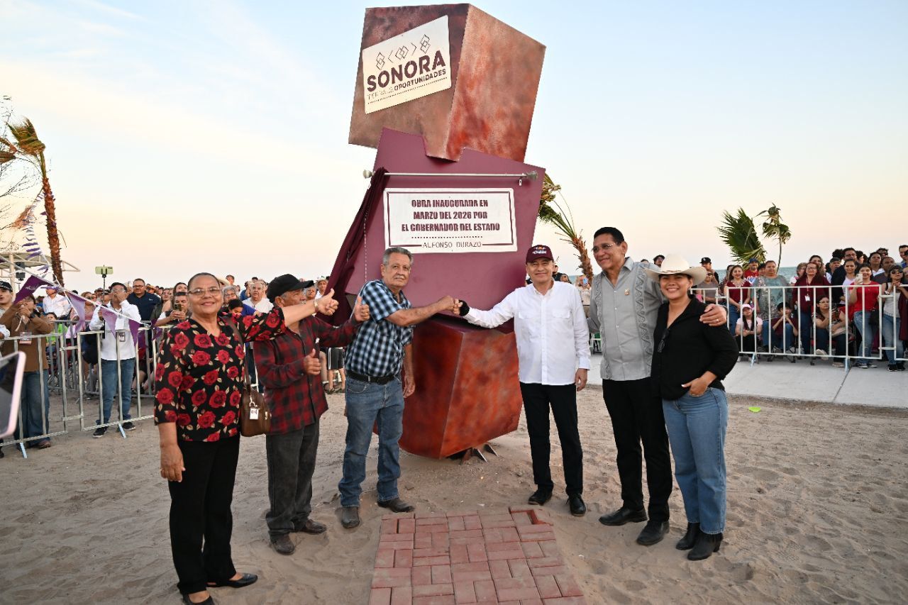 - El mandatario estatal informó que el inicio de los trabajos de la segunda etapa del malecón está programado para mayo de 2026, como parte de una visión integral para consolidar a Playa El Cochórit como un destino atractivo, accesible y competitivo en la región.