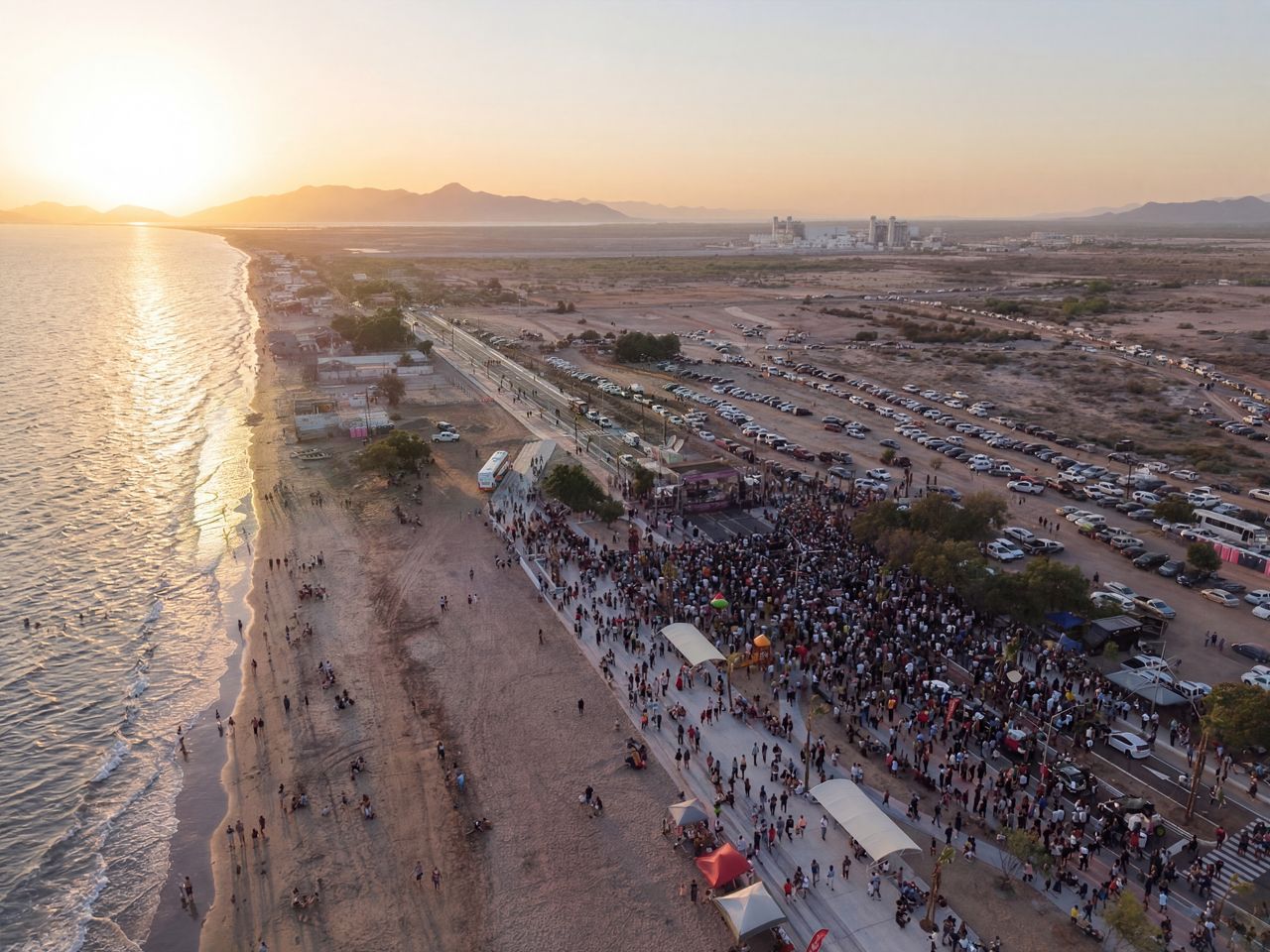 - El mandatario estatal informó que el inicio de los trabajos de la segunda etapa del malecón está programado para mayo de 2026, como parte de una visión integral para consolidar a Playa El Cochórit como un destino atractivo, accesible y competitivo en la región.